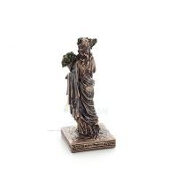 Demeter: The Goddess of Agriculture, Harvest, Fertility 9cm Veronese Bronze Electrolysis Full Body Statue, Ancient Greece Verone
