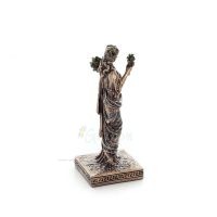 Demeter: The Goddess of Agriculture, Harvest, Fertility 9cm Veronese Bronze Electrolysis Full Body Statue, Ancient Greece Verone