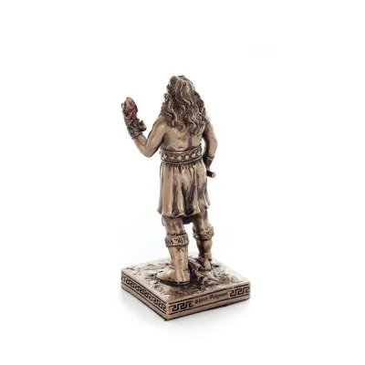 Hephaestus: God of Fire, Metallurgy, Heaven and Earth 9cm Veronese Bronze Electroplating Full Body Statue, Ancient Greece Verone