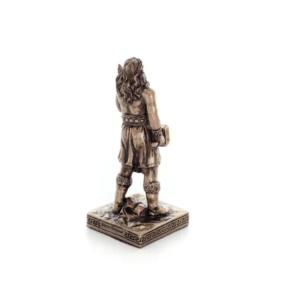 Hephaestus: God of Fire, Metallurgy, Heaven and Earth 9cm Veronese Brons Galvanisera helkroppsstaty, antikens Grekland Veronese 