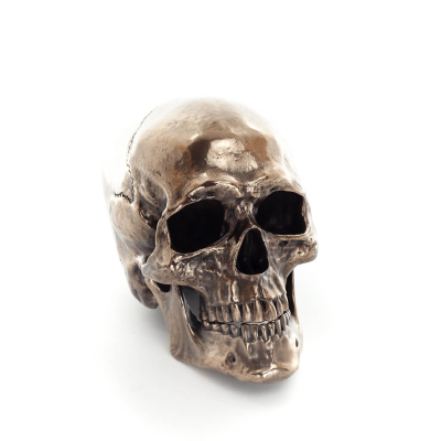 Skull 22x16cm Veronese Bronze Electrolysis Full Body Statue Modern Decorative Veronese 5 - grifon.se 