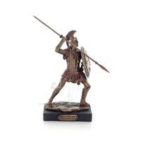 Spartan Warrior 12.5cm Veronese Bronze Electroplating Full Body Statue, Ancient Greece Veronese 1 - grifon.se 