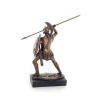 Spartan Warrior 12.5cm Veronese Bronze Electroplating Full Body Statue, Ancient Greece Veronese 3 - grifon.se 
