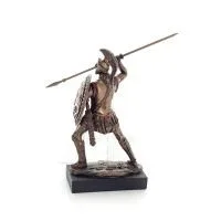 Spartan Warrior 12,5 cm Veronese brons galvaniserad helkroppsstaty, antikens Grekland Veronese 3 - grifon.se 