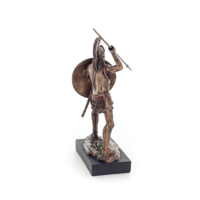 Spartan Warrior 12,5 cm Veronese brons galvaniserad helkroppsstaty, antikens Grekland Veronese 4 - grifon.se 