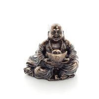 Buddha eller Budha: The Awakened & Enlightened, Holding Ball 6cm Veronese Bronze Elektrolys, Healing, Religious Veronese 1 - gri
