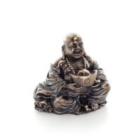 Buddha eller Budha: The Awakened & Enlightened, Holding Ball 6cm Veronese Bronze Elektrolys, Healing, Religious Veronese 5 - gri