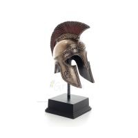 Headdress, from the ancient and medieval soldiers on a 21cm base with Veronese bronze electrolysis, decorative Veronese 4 - grif