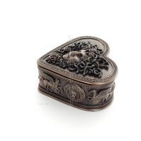 Medusa heart 11.5x7cm Jewelry case, Jewelery box, storage box-like case, Veronese Bronze Electrolysis Full Body Statue Veronese 