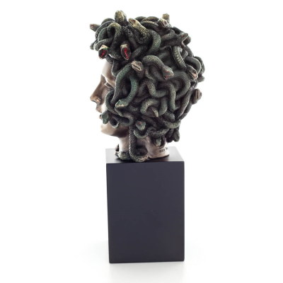 Medusa: The Wild-Eyed Mermaid Bust 21 cm Veronese brons galvaniseringsstaty, antikens Grekland Veronese 2 - grifon.se 