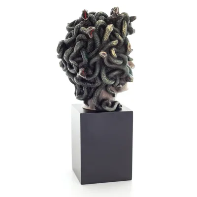 Medusa: The Wild-Eyed Mermaid Bust 21cm Veronese Bronze Electroplating Statue, Ancient Greece Veronese 4 - grifon.se 