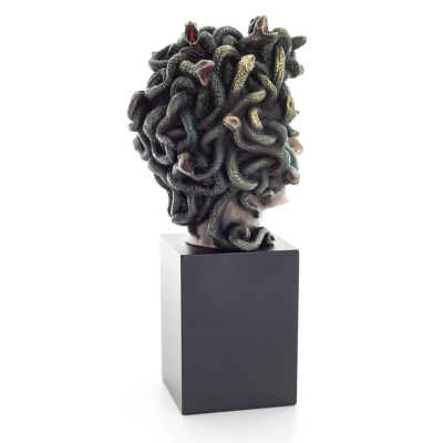 Medusa: The Wild-Eyed Mermaid Bust 21 cm Veronese brons galvaniseringsstaty, antikens Grekland Veronese 4 - grifon.se 