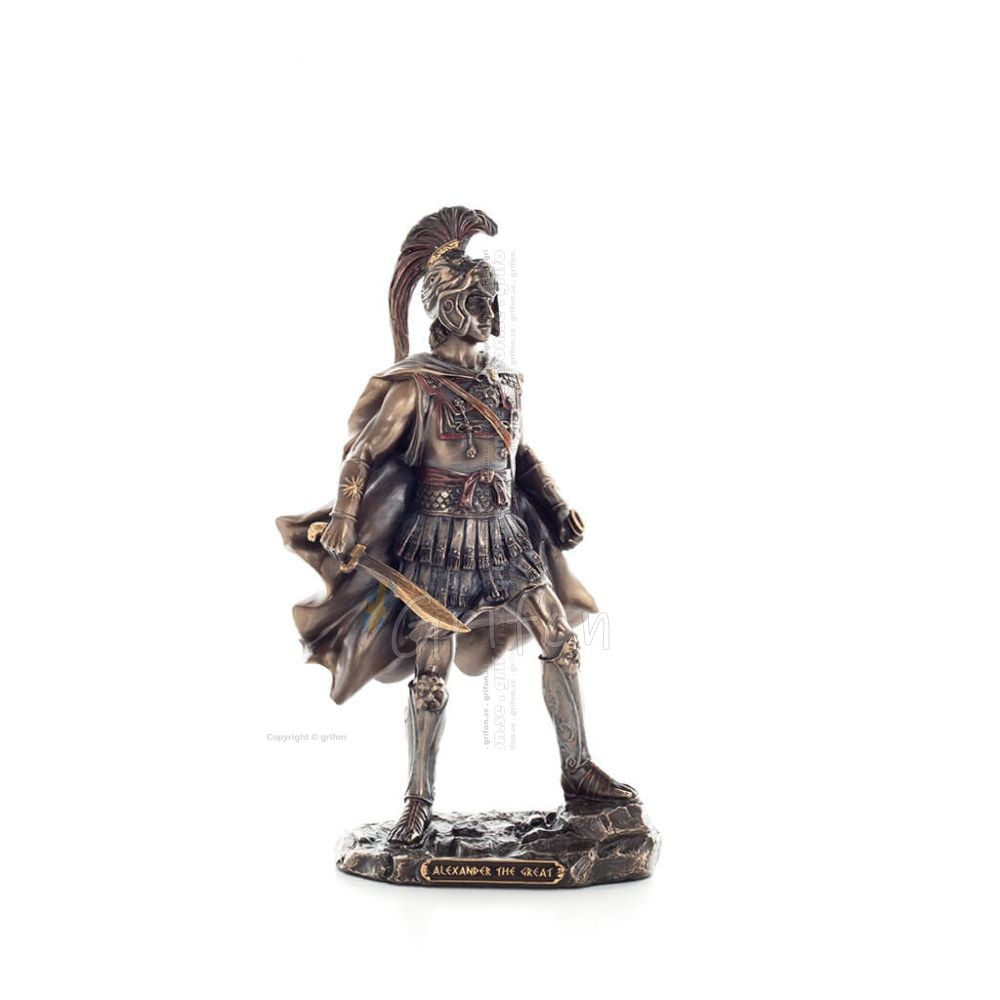 Alexander the Great: The Great Soldier 24.8cm Veronese Bronze Electrolysis Full Body Statue, Ancient Greece Veronese 1 - grifon. Alexander the Great: The Great Soldier 24.8cm Veronese Bronze Electrolysis Full Body Statue, Ancient Greece Veronese 1 - grifon.