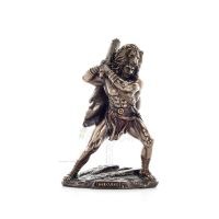 Hercules or Alkaios or Alcides: The Greatest Hero of the Greeks 25.5cm Veronese Bronze Electrolysis Full Body Statue Veronese 1 
