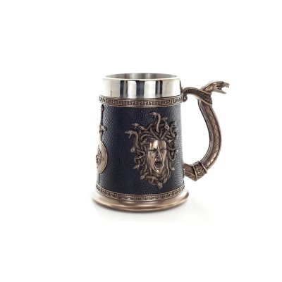 Medusa: The Wild-Eyed Mermaid in a Mug, Cup 15cm Full-Length Veronese Bronze Electrolysis Statue, Ancient Greece Veronese 5 - gr