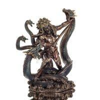 Hercules: The Greatest Hero of the Greek, Fighting the Lernaean Hydra 31cm Veronese Bronze Electrolysis Full Body Statue Verones