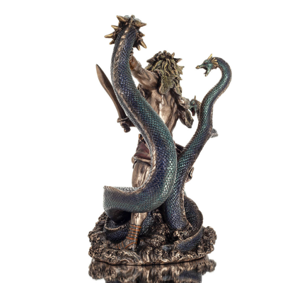 Hercules: The Greatest Hero of the Greeks, Fighting the Lernaean Hydra 31cm Veronese Bronze Electrolysis Full Body Statue Verone