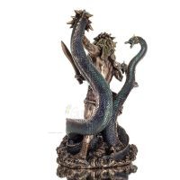 Hercules: The Greatest Hero of the Greeks, Fighting the Lernaean Hydra 31cm Veronese Bronze Electrolysis Full Body Statue Verone