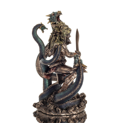 Hercules: The Greatest Hero of the Greek, Fighting the Lernaean Hydra 31cm Veronese Bronze Electrolysis Full Body Statue Verones