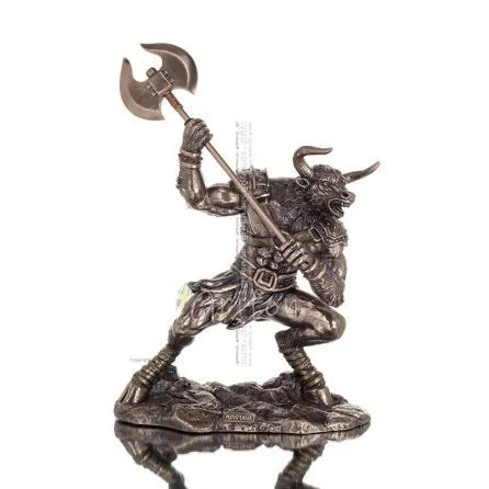 Minotaur: Plasma, son till Pasiphae Queen of Knossos Minoan Era 35cm Veronese Brons Electrolysis Helkroppsstaty Veronese 1 - gri