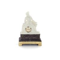 Διόνυσος: Ο θεός του κρασιού και του γλεντιού σε ρολόι 22,5εκ Ολόσωμο άγαλμα, Πολυεστερικό αλαβάστρινο τύπου μαρμάρου Αλαβάστριν