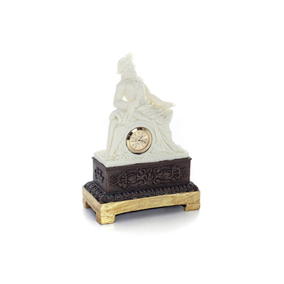 Διόνυσος: Ο θεός του κρασιού και του γλεντιού σε ρολόι 22,5εκ Ολόσωμο άγαλμα, Πολυεστερικό αλαβάστρινο τύπου μαρμάρου Αλαβάστριν