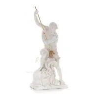 Poseidon: The God of the Sea, Earthquakes, Earth, Storms and Words 82cm Full Body Statue, Polyester Alabaster Marble Type Alabas