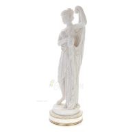 Muse, one of the nine muses33cm Full length statue, Polyester marble-type alabaster, ancient Greece Alabaster 4 - grifon.se 