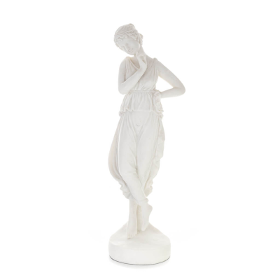 Mays dotter 39,5 cm helkroppsstaty, typ polyester alabastmarmor Alabaster 1 - grifon.se 
