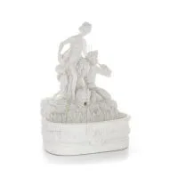 Aphrodite Panas or Pan & Eros Fountain 38cm Full Body Statue, Polyester Marble Type Alabaster, Ancient Greece Alabaster 5 - grif