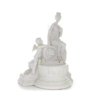 Venus & Cupid Fountain 52cm Full Body Statue, Polyester Alabaster Marble Type, Ancient Greece Alabaster 5 - grifon.se 