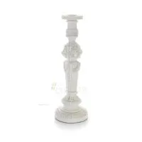 Candle holder 30cm Polyester alabaster marble type, Modern Decorative Alabaster 5 - grifon.se 