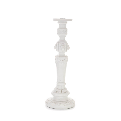 Candle holder 40.5cm Polyester marble-type alabaster, Modern Decorative Alabaster 3 - grifon.se 