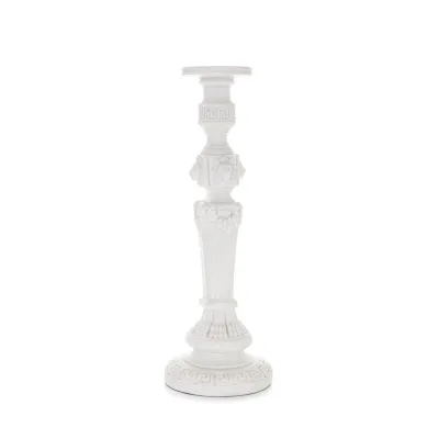Ljusstake 40,5cm Alabast av polyestermarmortyp, Modern Dekorativ Alabaster 5 - grifon.se 