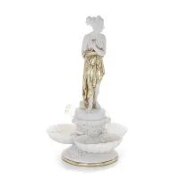 Toads in Shells 37.5cm Statue, Marble-type Polyester Alabaster, Frog Alabaster 5 - grifon.se 