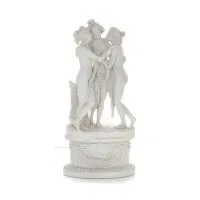 Graces Goddesses of charm, beauty, nature, the three Graces 58cm Full length statue, Polyester alabaster marble type Alabaster 1