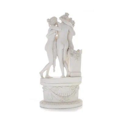 Graces Goddess of charm, skönhet, natur, de tre Graces 58cm Fullängdsstaty, Polyester alabaster marmortyp Alabaster 3 - grifon.s