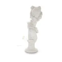Apollo or Apollonas, the god of music, light, and protector of the arts, 30cm bust made from alabaster, ancient Greece Alabaster