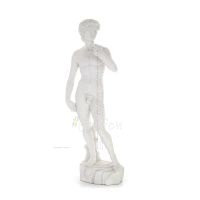 David: The Beloved, Prophet, Musician, Poet 46.5cm Full Body Statue, Polyester Alabaster Marble Type, Christian Alabaster 1 - gr