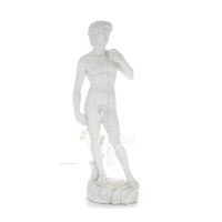 David: The Beloved, Prophet, Musician, Poet 46.5cm Full Body Statue, Polyester Alabaster Marble Type, Christian Alabaster 5 - gr