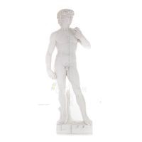 David, David: The Beloved, Prophet, Musician, Poet 137cm Full Body Statue, Polyester Alabaster Marble Type, Christian Alabaster 