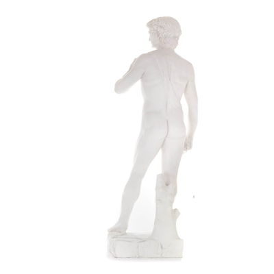David, David: Den Ã¤lskade, profeten, musiker, poet 137 cm helkroppsstaty, typ av polyesteralabastmarmor, kristen Alabaster 3 - g