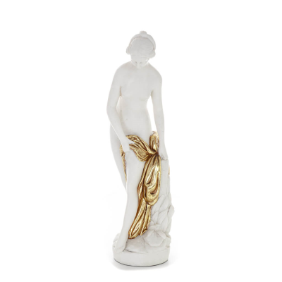 Dotter 39,5 cm helkroppsstaty, alabaster av polyestermarmortyp Alabaster 1 - grifon.se 