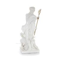 Poseidon: Havets gud, jordbÃ¤vningar, jord, stormar och ord 46 cm helkroppsstaty, typ polyester alabaster marmor Alabaster 3 - gr