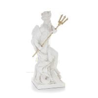 Poseidon: Havets gud, jordbÃ¤vningar, jord, stormar och ord 46 cm helkroppsstaty, typ polyester alabaster marmor Alabaster 4 - gr