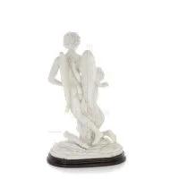 Amor och psyke: övervinner hinder för kärlek 33 cm helkroppsstaty, polyesteralabastmarmortyp, antikens Grekland Alabaster 3 - gr
