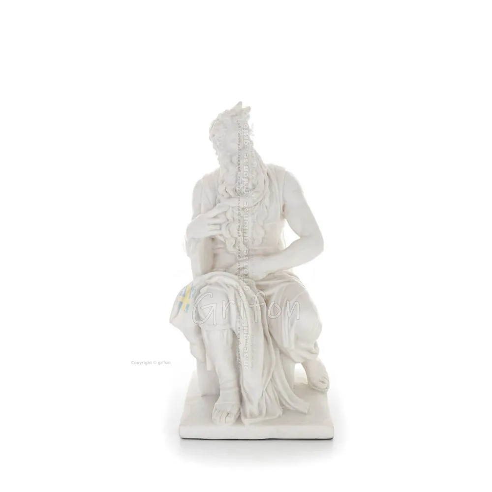 Minos: Kungen av Kreta, minoisk civilisation 26,5 cm fullängdsstaty, typ av polyesteralabastmarmor Alabaster 1 - grifon.se 