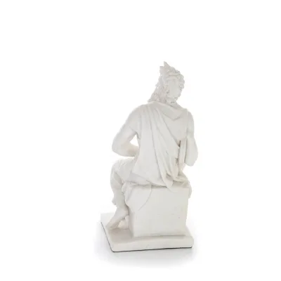 Minos: Kungen av Kreta, minoisk civilisation 26,5 cm fullängdsstaty, typ av polyesteralabastmarmor Alabaster 3 - grifon.se 