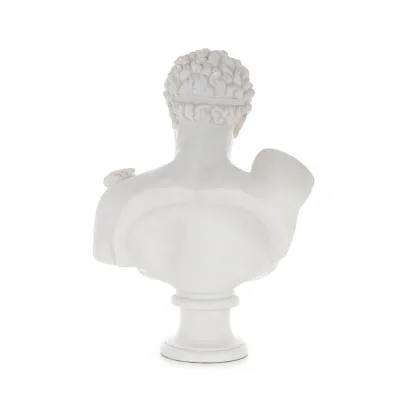 Mercury: The Messenger of the Gods, byst, byst 55 cm alabaster av polyestermarmortyp, antikens Grekland Alabaster 3 - grifon.se 