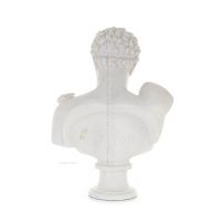 Mercury: The Messenger of the Gods, Bust, bust 55cm Polyester marble-type alabaster, ancient Greece Alabaster 3 - grifon.se 